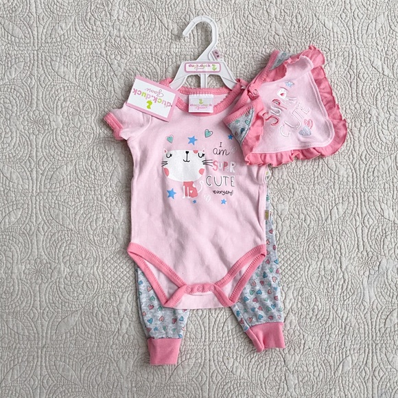 Baby Girls 6-9M 3 Piece Set - Picture 2 of 4